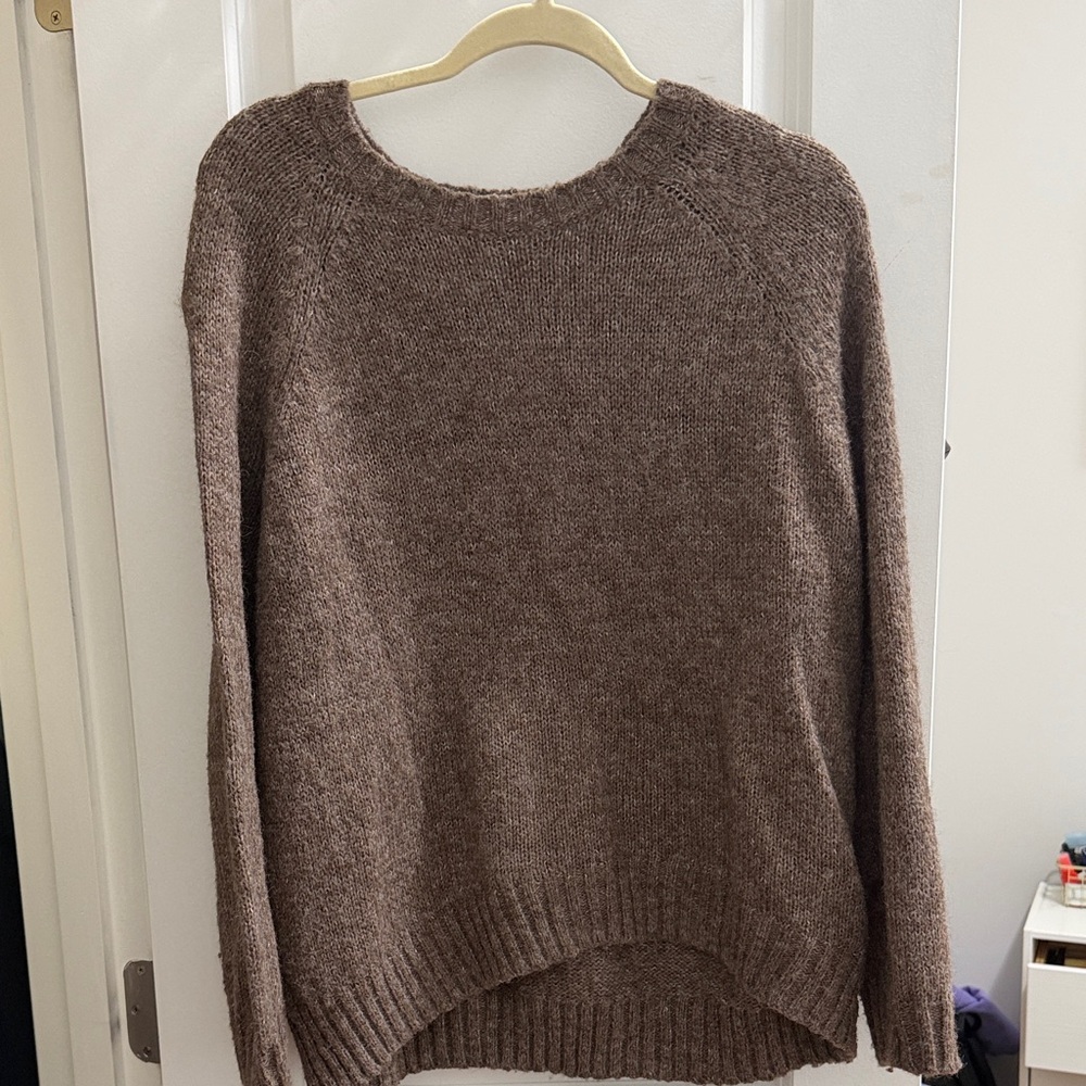 Old Navy Brown Crew Neck Sweater